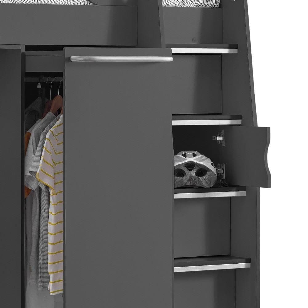 Pegasus high sleeper shop grey