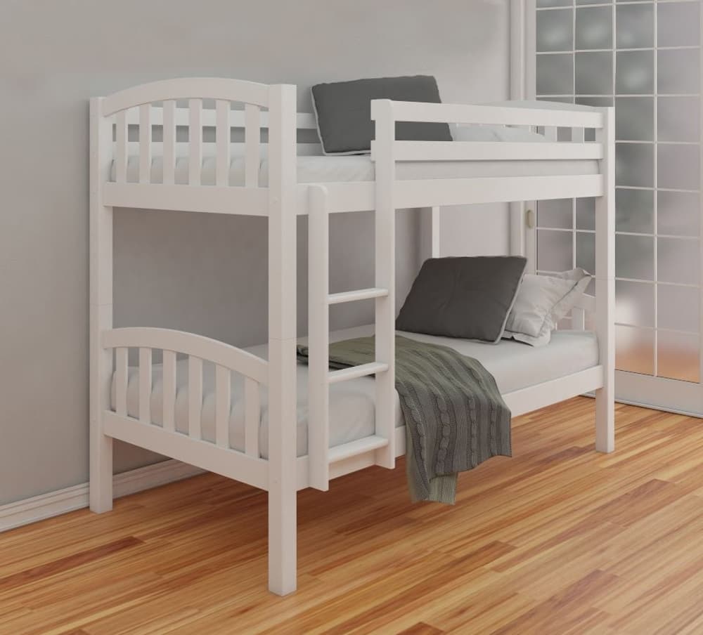 Solid pine wood sales bunk beds