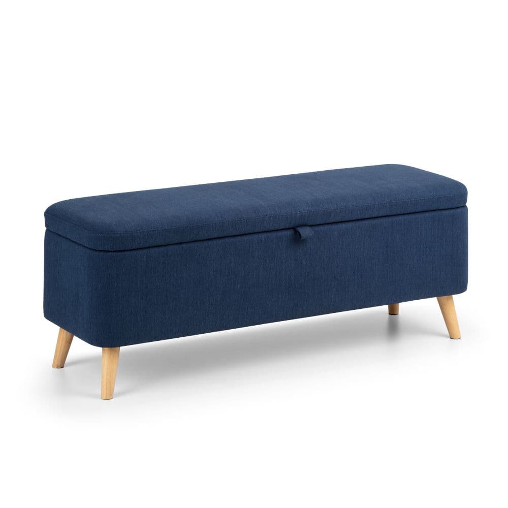 Blue cheap blanket box