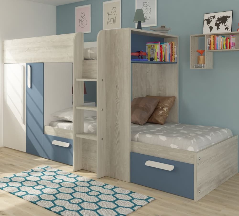 Blue bunk beds online