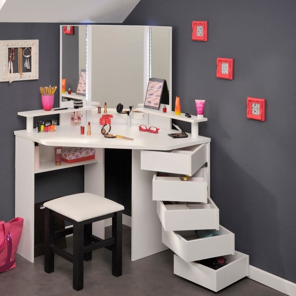 Corner dressing shop table small
