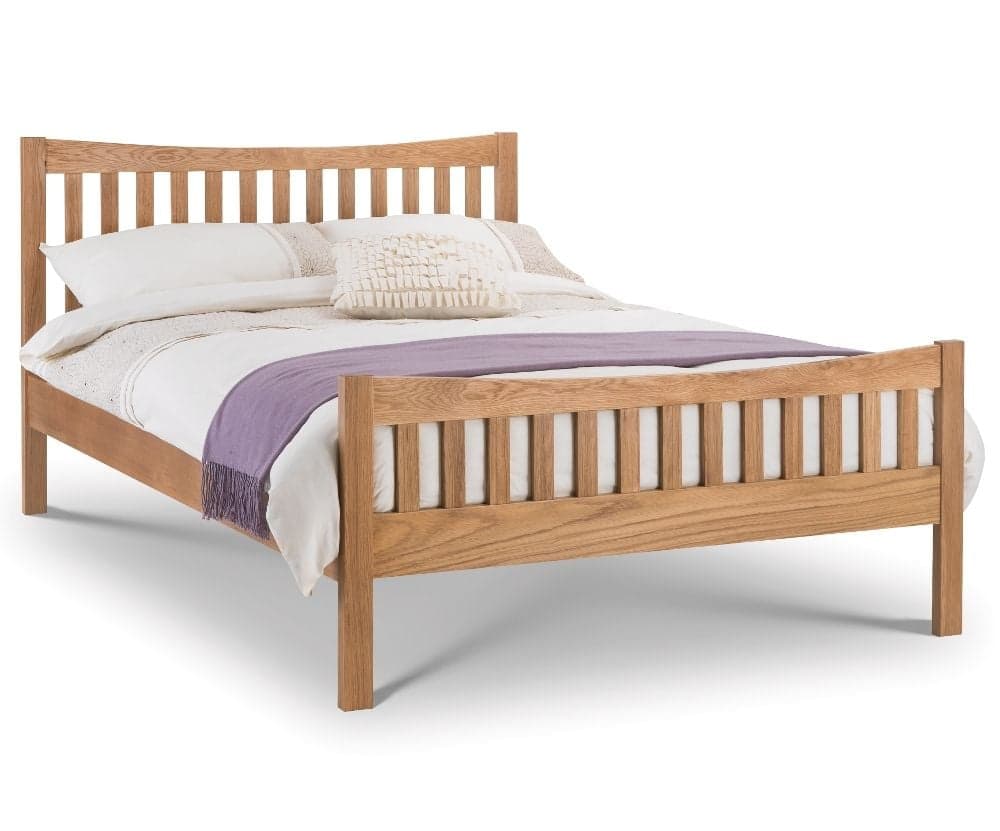 Bergamo Solid Oak Wooden Bed Beds Happy Beds