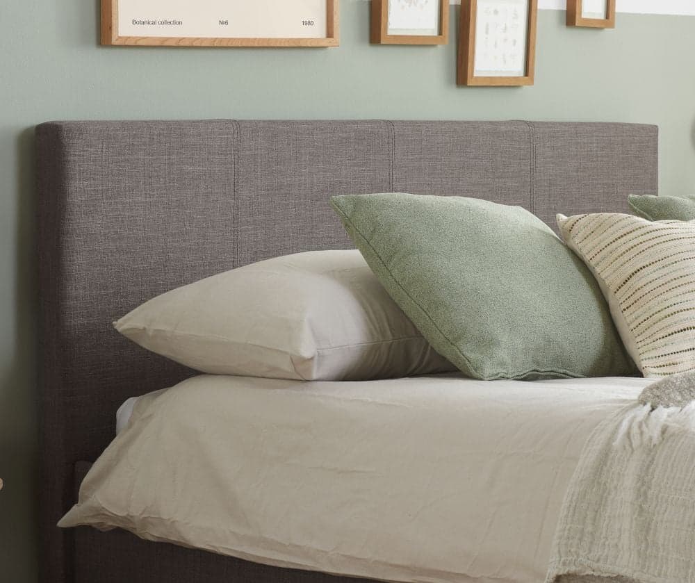 Berlin grey fabric sale bed