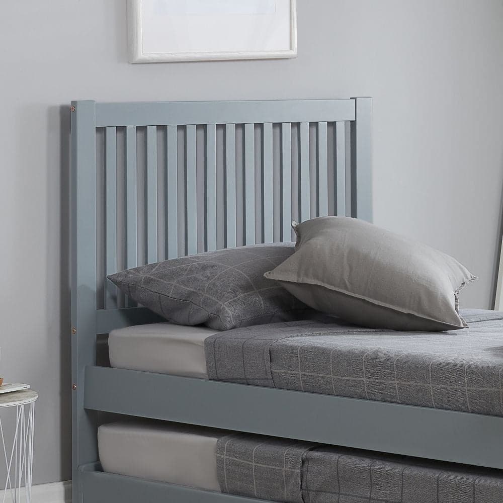 Buxton Grey Wooden Guest Bed Frame 3ft Single
