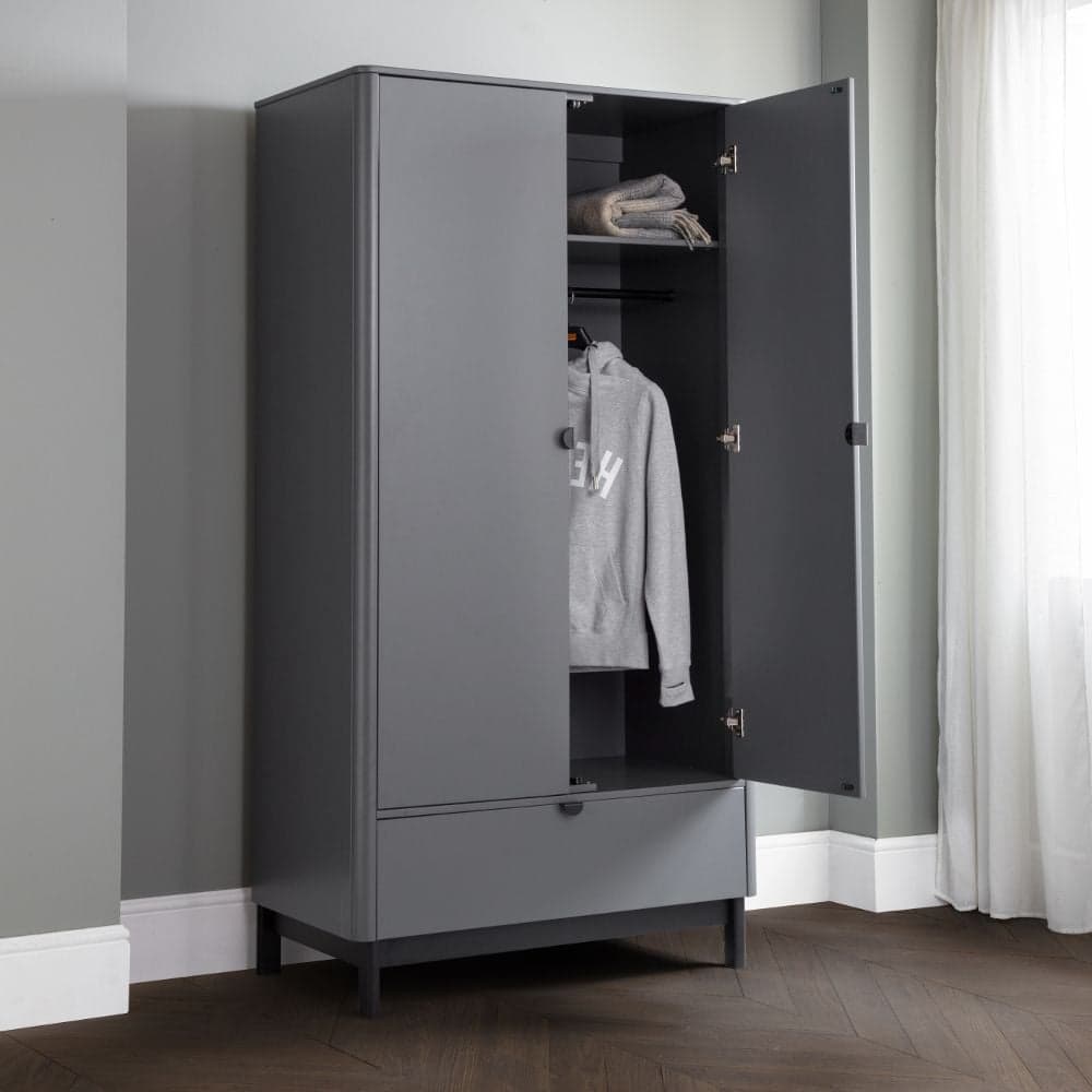 Grey store combination wardrobe