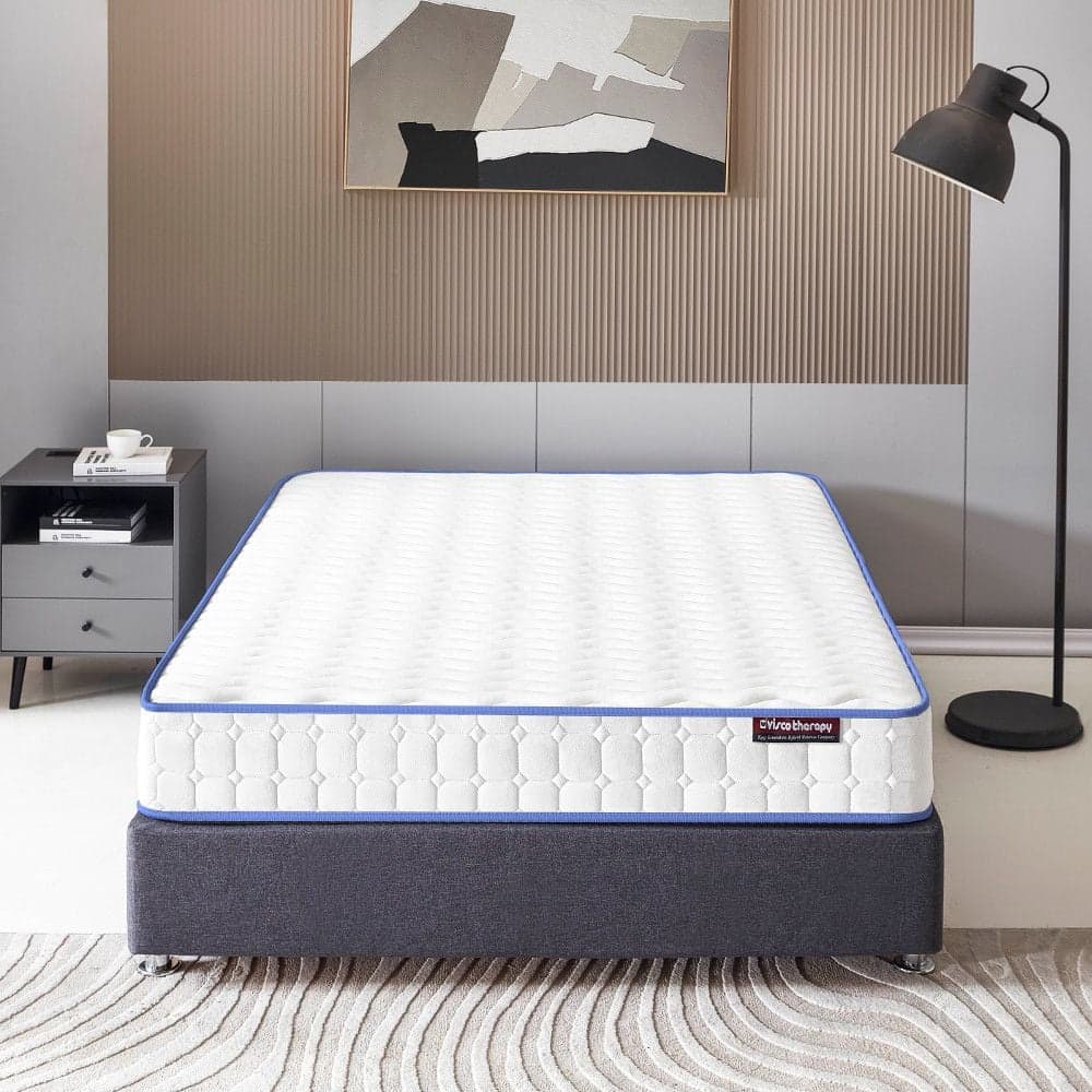King size pocket sprung mattress with memory foam topper sale