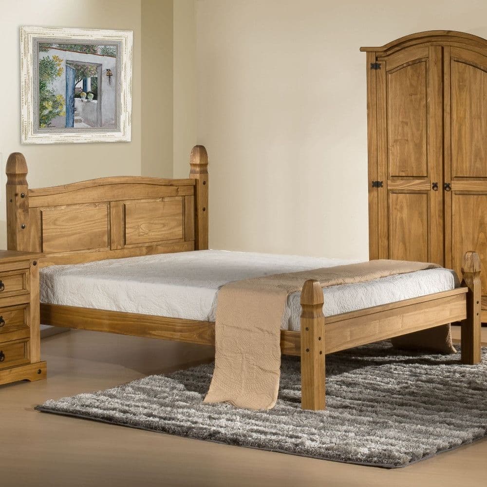 Low cost cheap wooden bed
