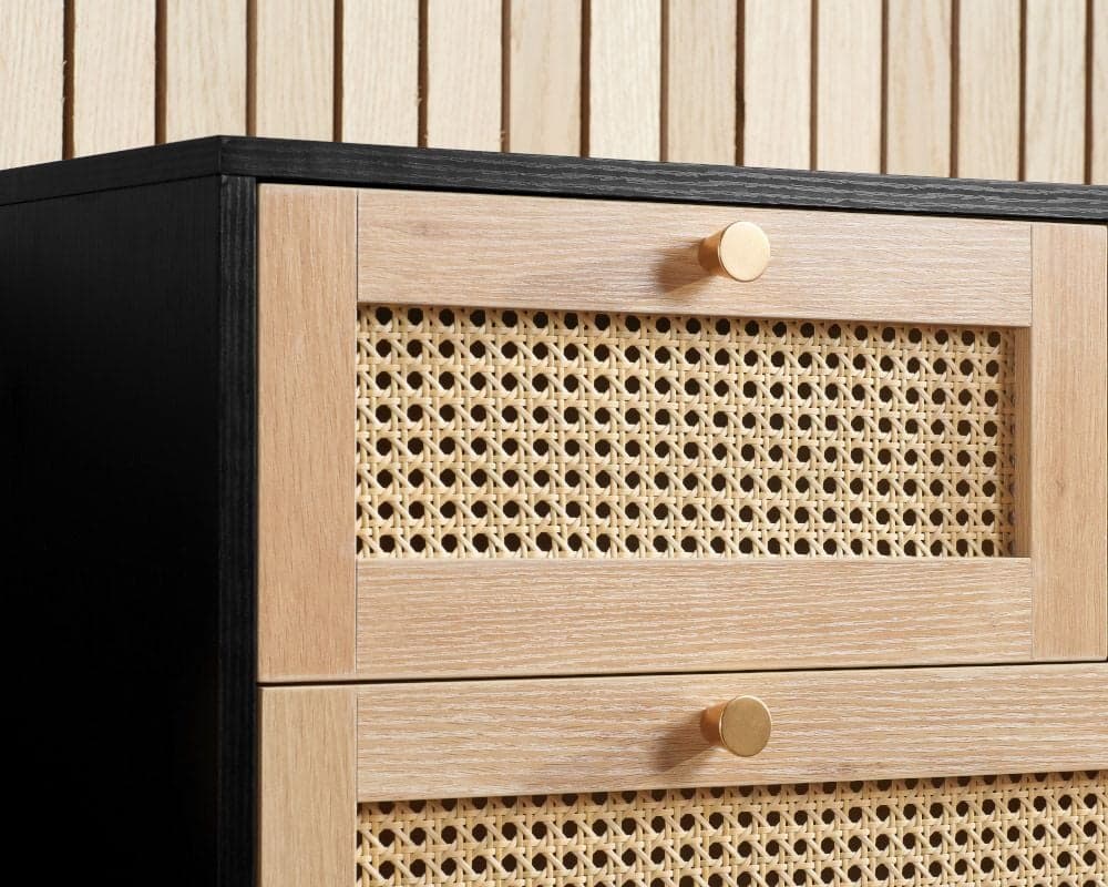 Black 7 drawer chest sale