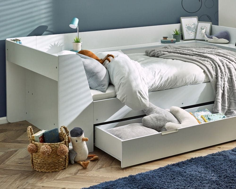 Queen shop daybed white