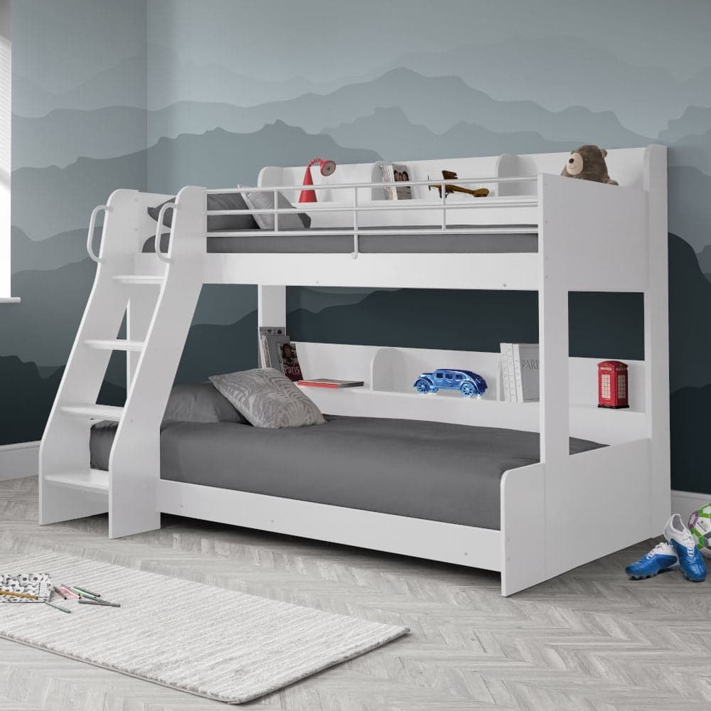 Domino white bunk bed best sale