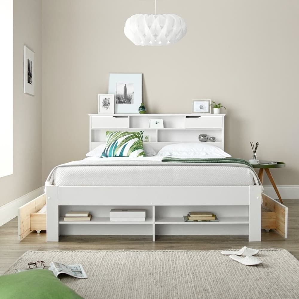 Hillary queen sales bookcase bed