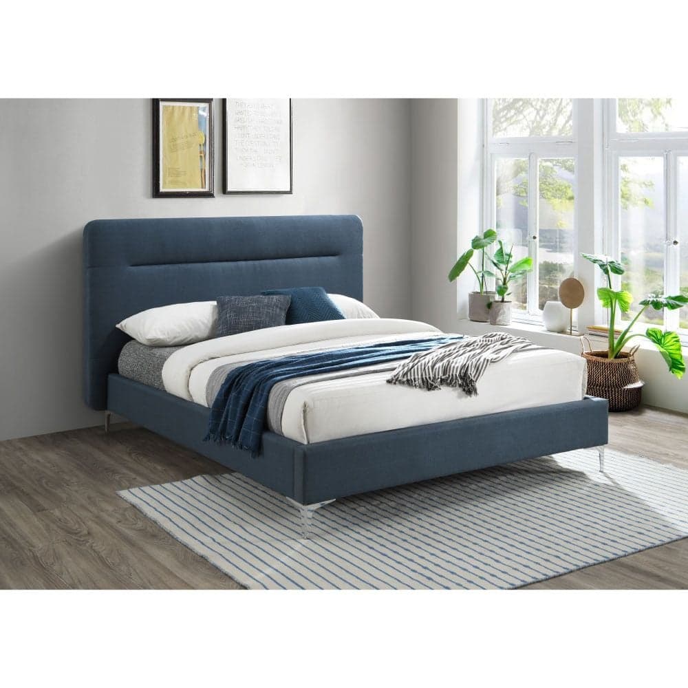Blue full bed hotsell frame
