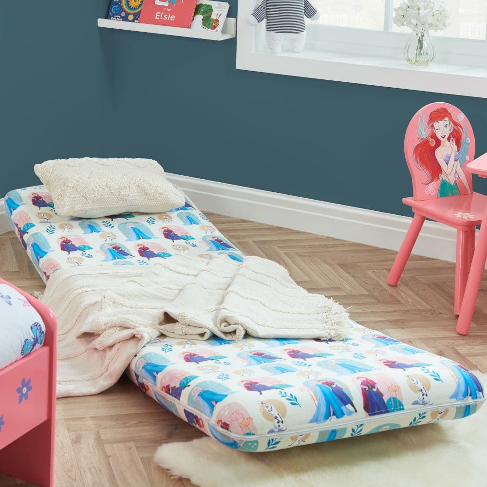 Disney Frozen 2 Kids 2-in-1 Flip Open Foam Sofa Sleeping Bed Chair Anna &  Elsa for sale online