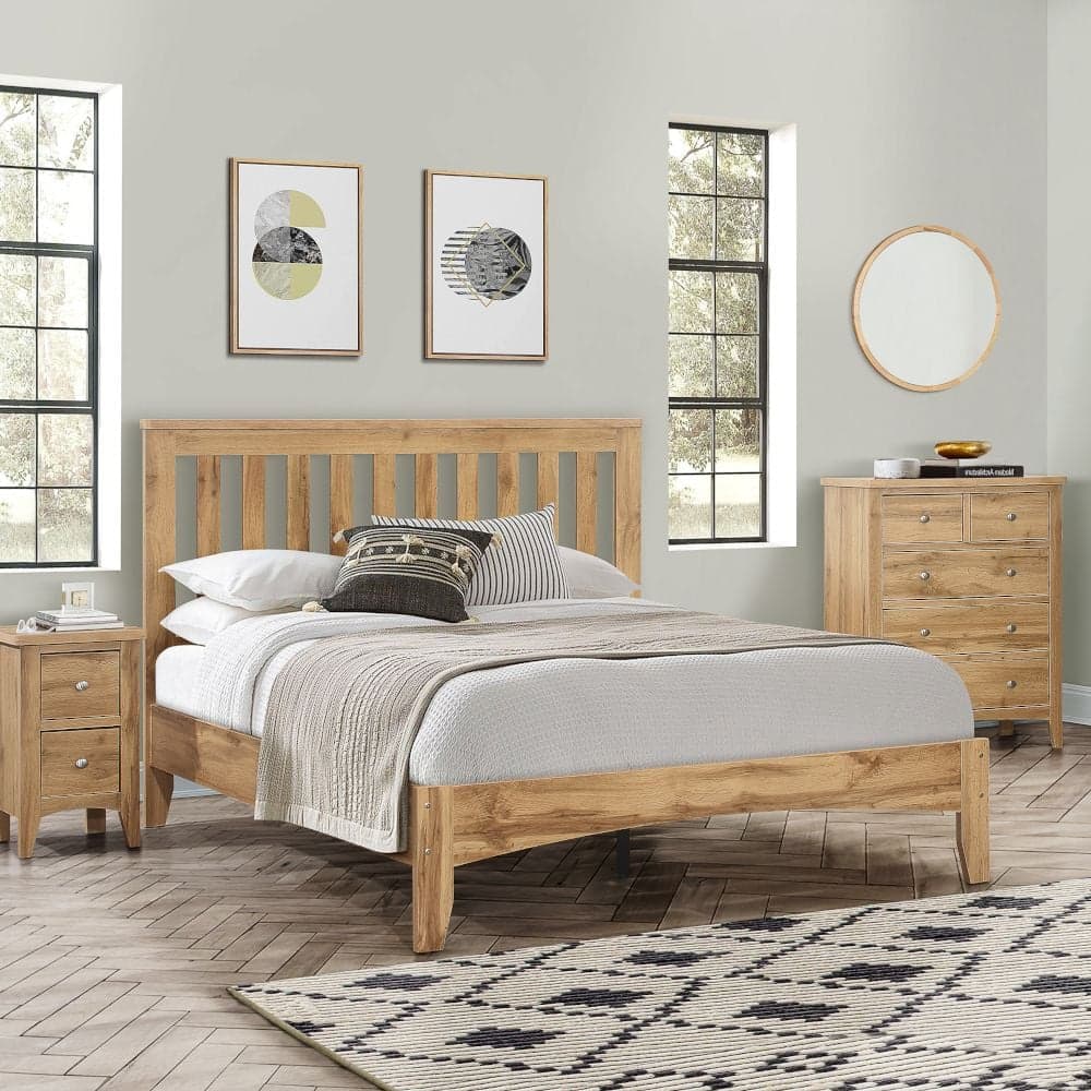 Oak on sale wood headboard