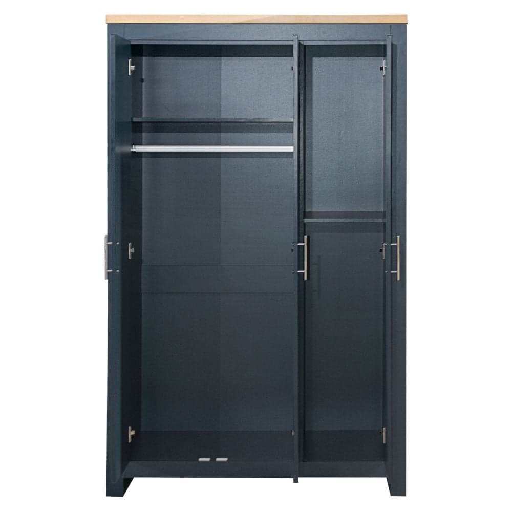 Blue almirah on sale