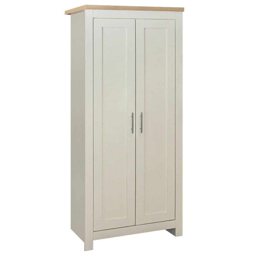 Cream and oak wardrobe discount
