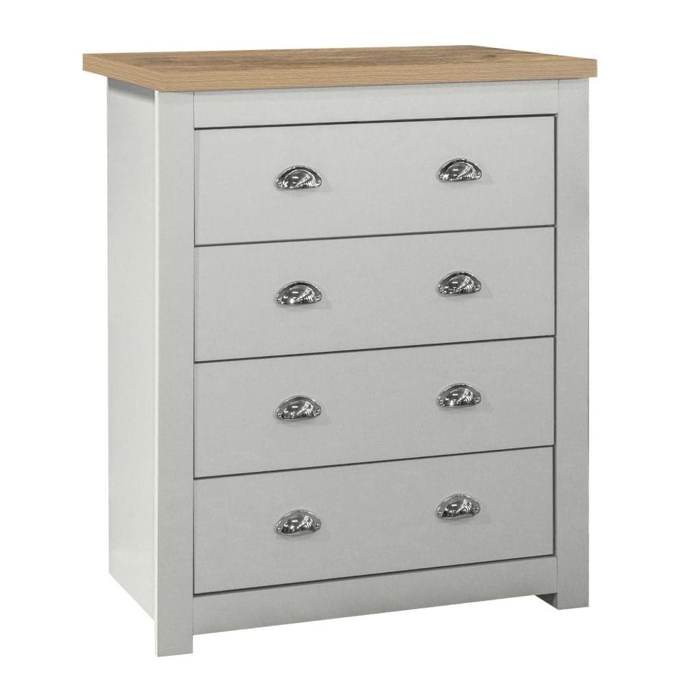 Grey and discount oak drawers