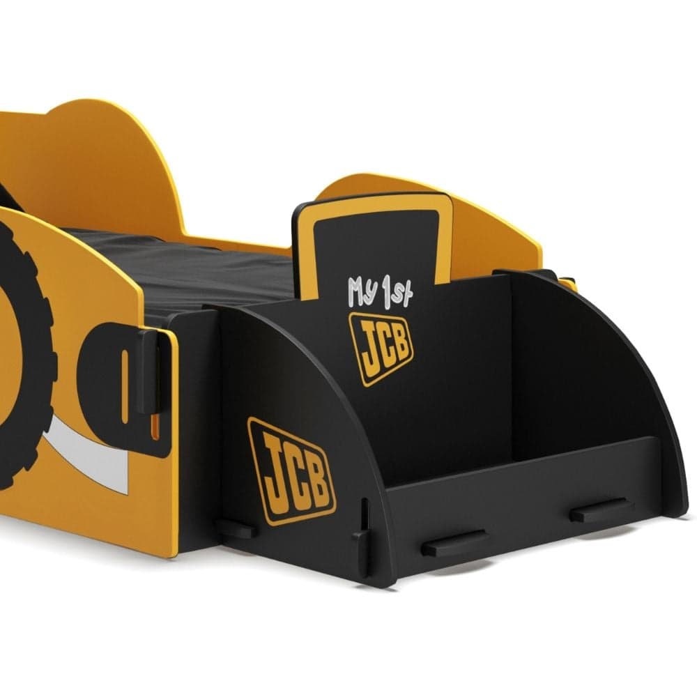 JCB Yellow Children s Digger Toddler Bed Happy Beds