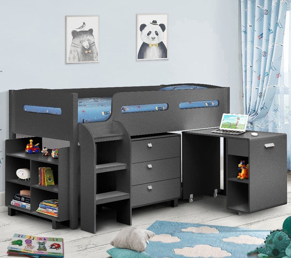 Black cabin deals bed