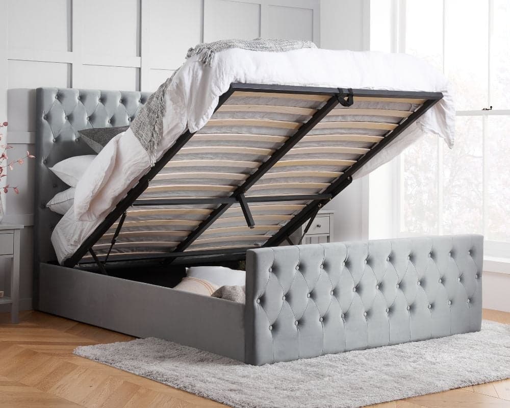 Storage bed king outlet frame