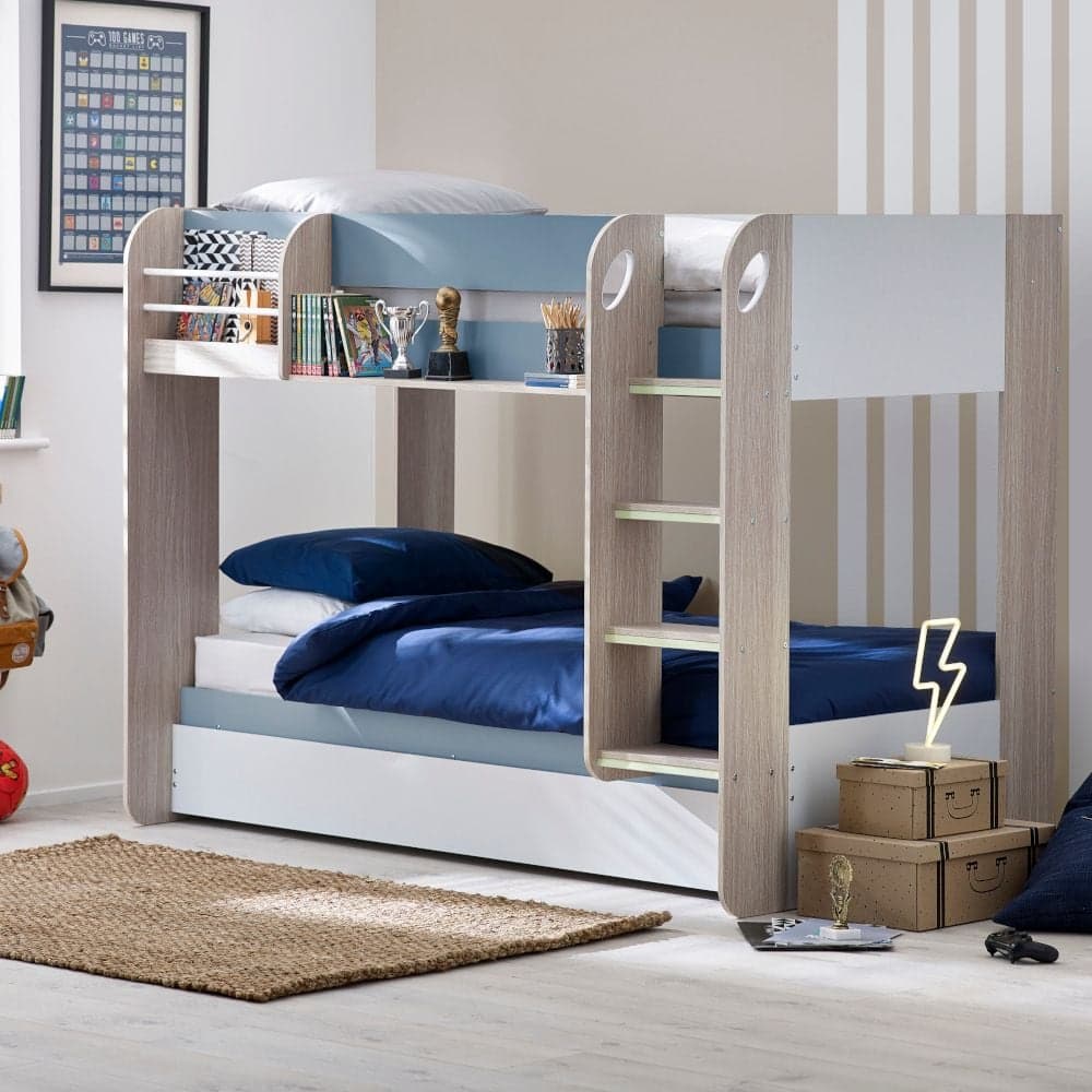 Twin bed outlet under bed