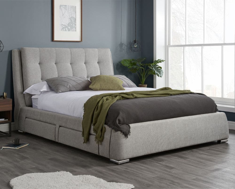 Buy queen size bed cheap with storage