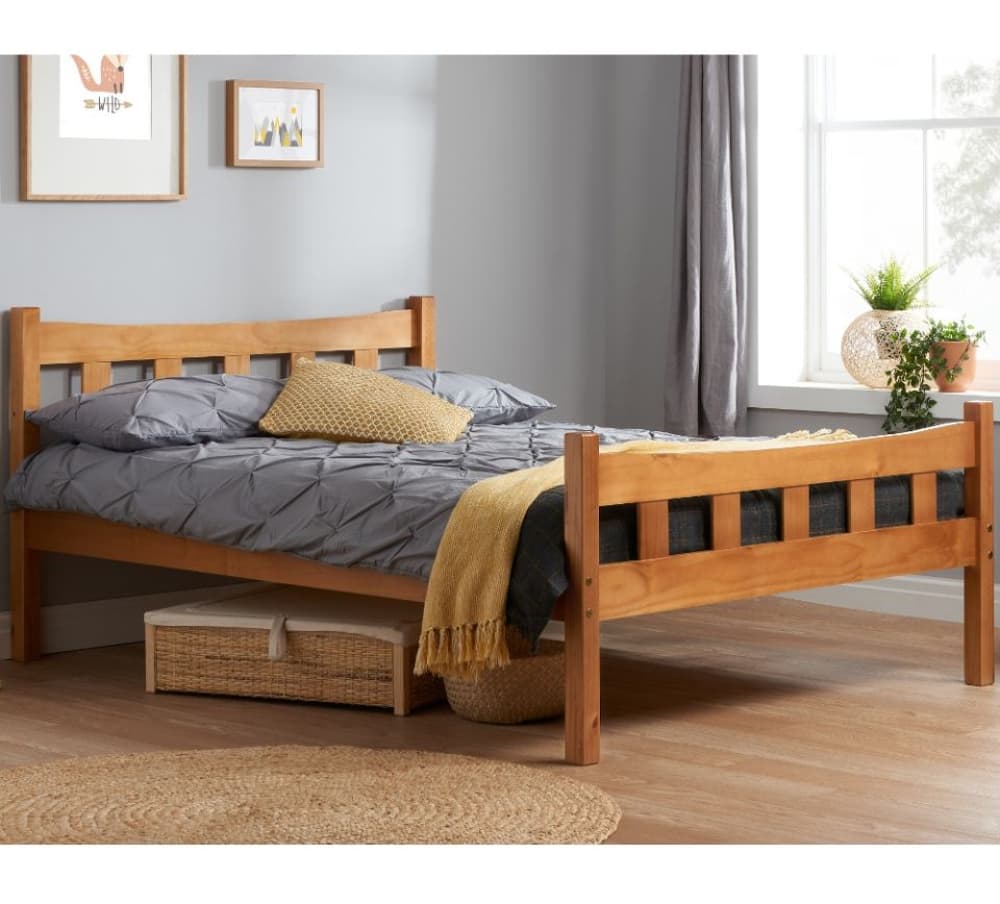 Antique pine new arrivals bed frames