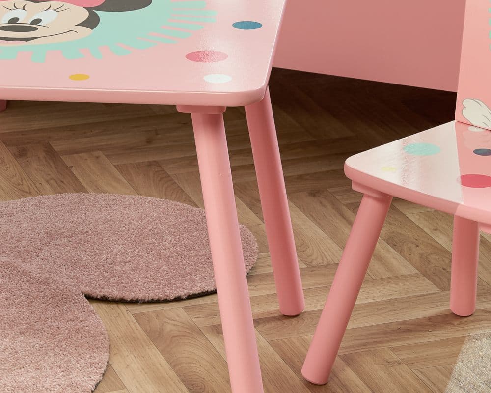 Minnie mouse table and chair deals set