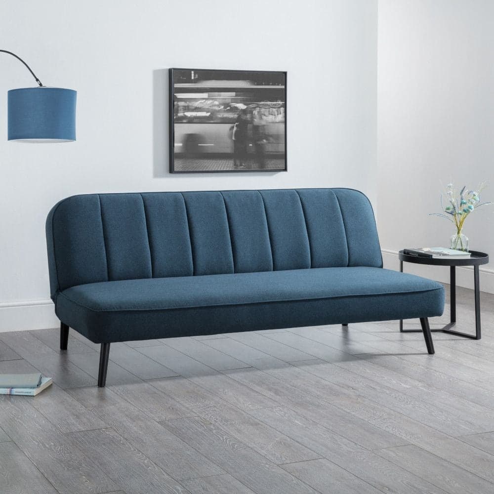 Blue click top clack sofa bed