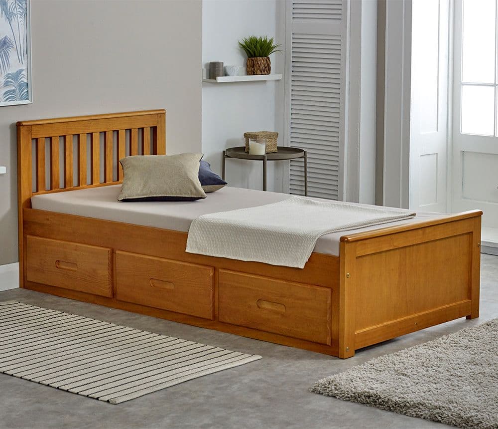 Mission queen platform bed with hot sale storage