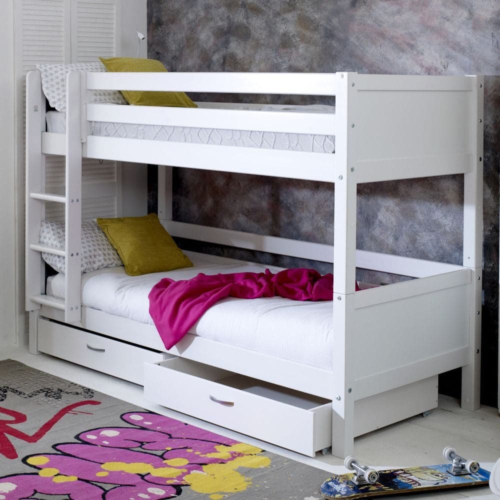 Bunk beds top with storage drawers