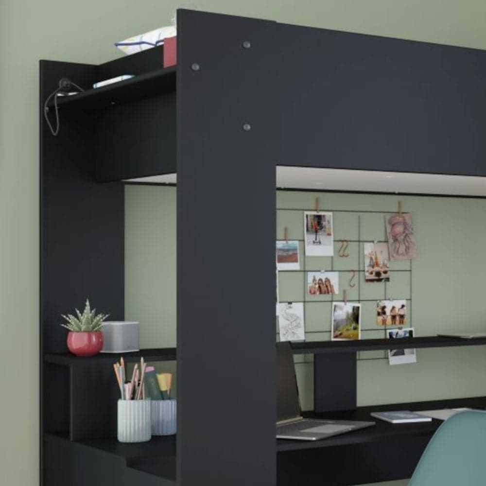 Black wooden sales high sleeper