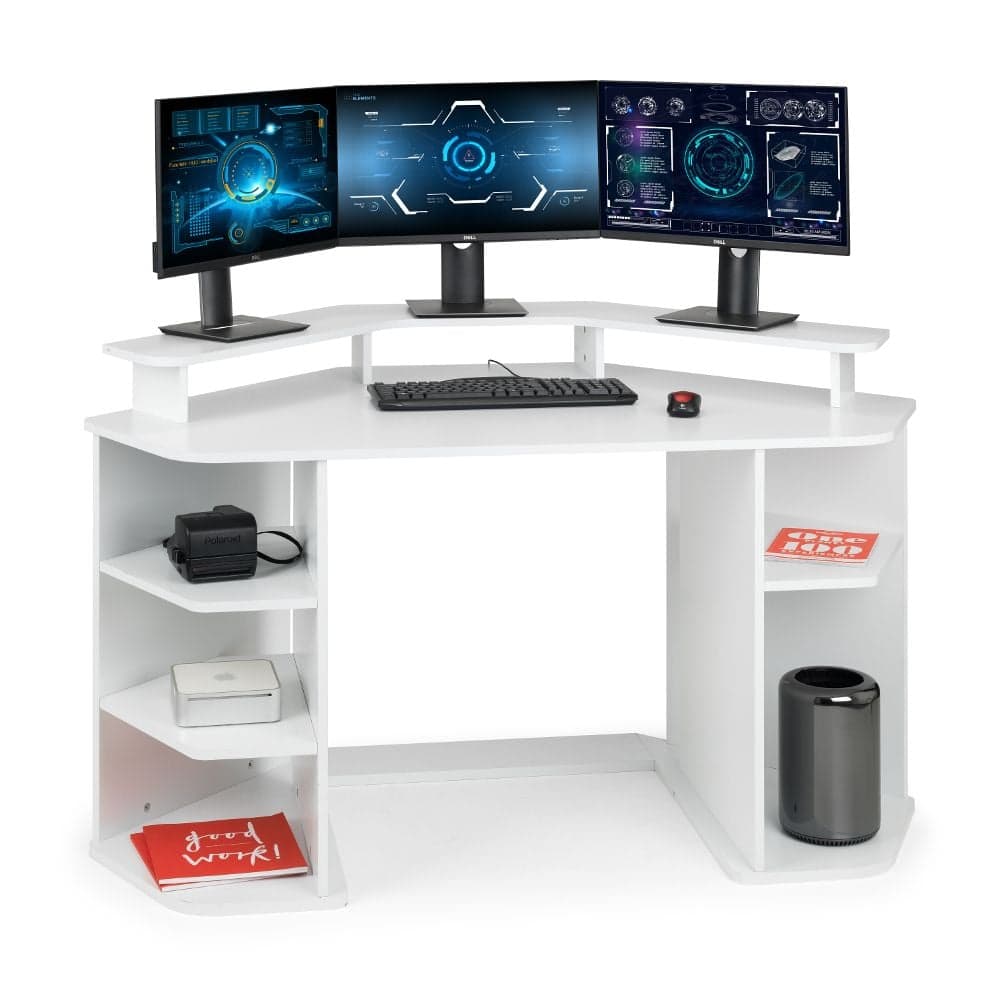 Bestar hampton corner desk in outlet white