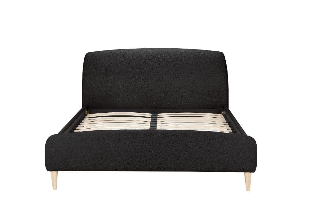 Charcoal top queen bed