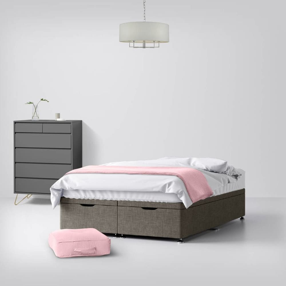 Slate Grey Fabric Divan Bed Happy Beds