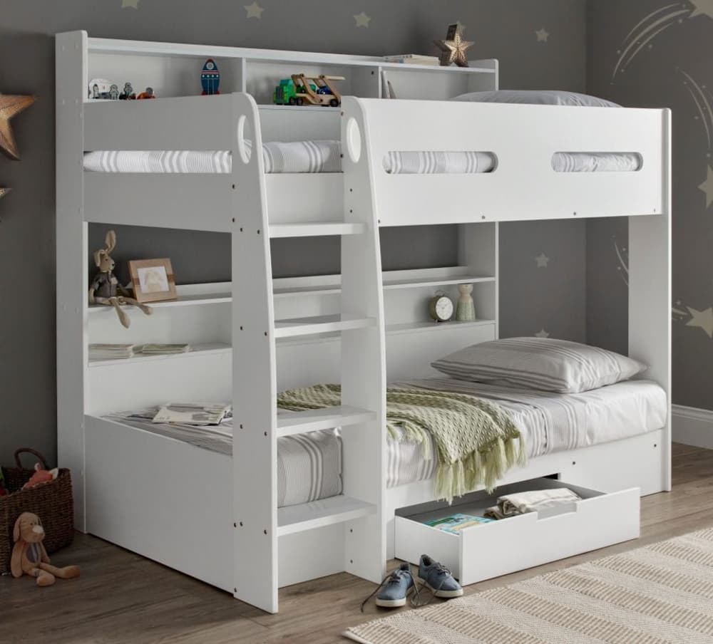 Jamie twin bunk bed with storage sales