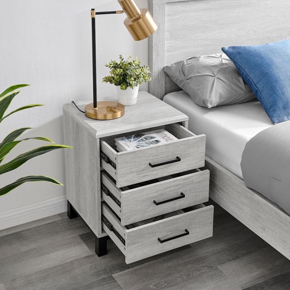 Grey and wood furniture sale