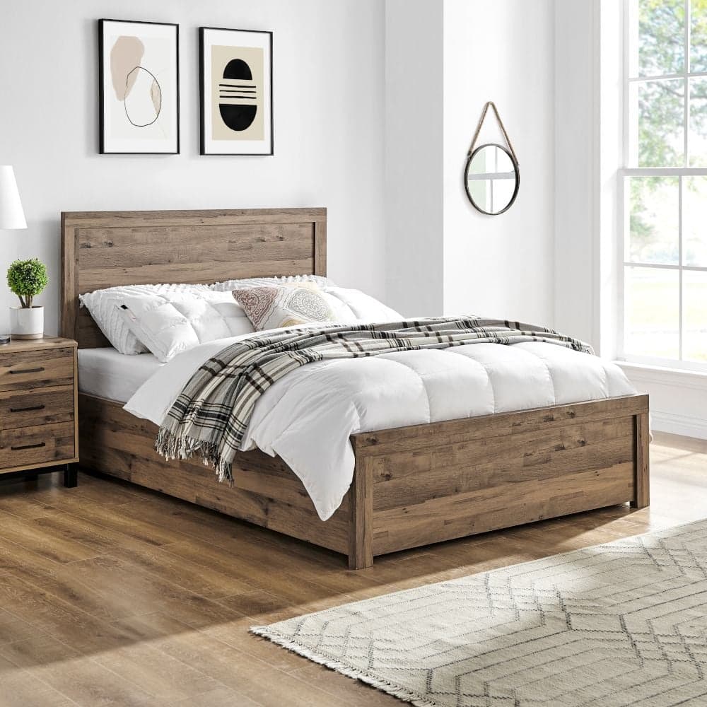 Rustic ottoman best sale bed