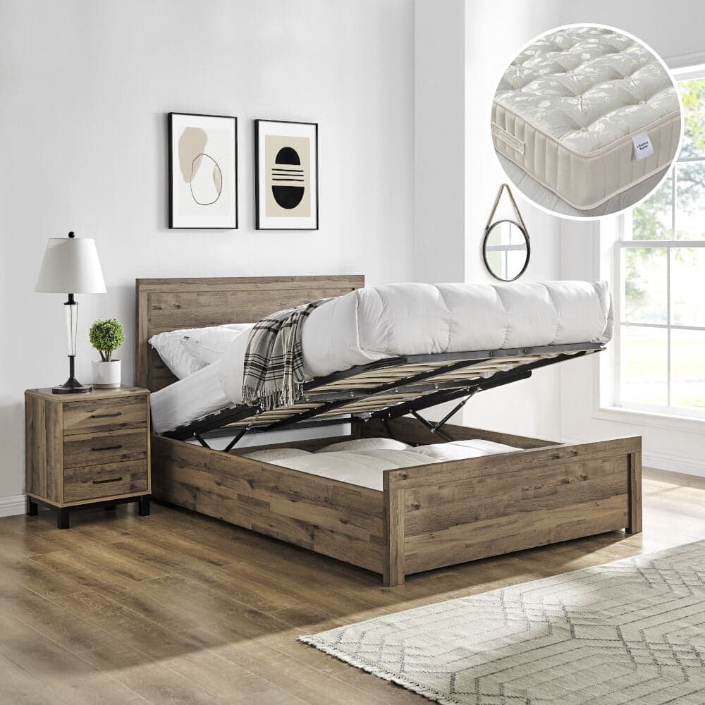Cheap ottoman beds with mattresses outlet included