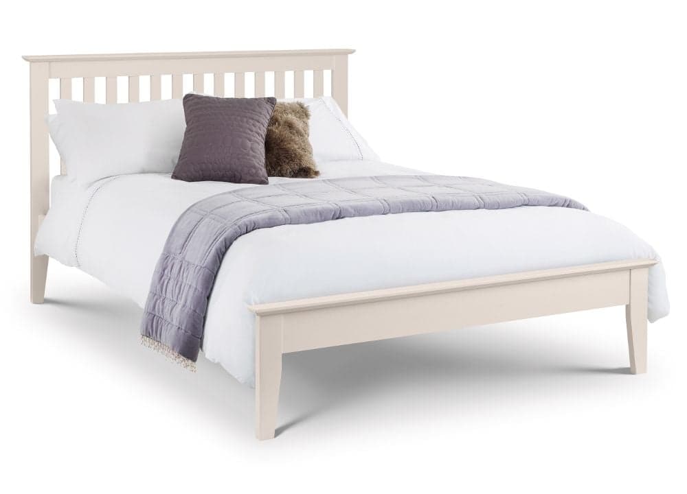 Ivory wooden bed frame new arrivals