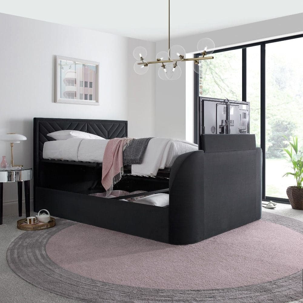 Dreams grey store velvet bed
