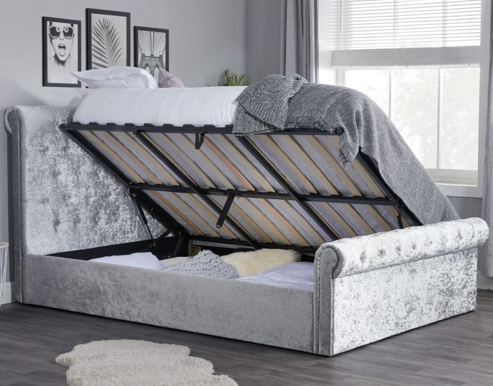 Double crushed top velvet beds