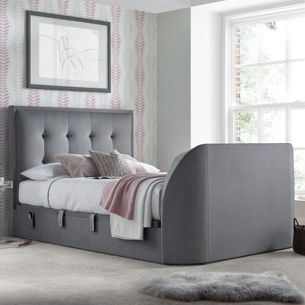 Tv ottoman on sale bed frame