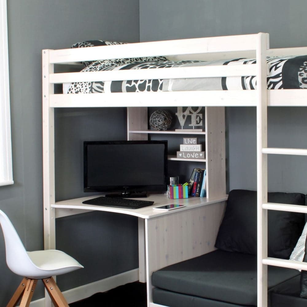 Futon bed with deals desk