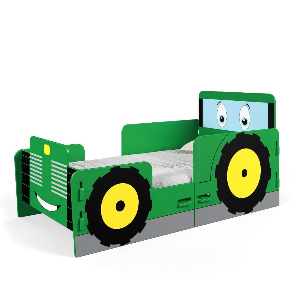 Tractor Green Junior Toddler Bed Frame 70 x 140 cm