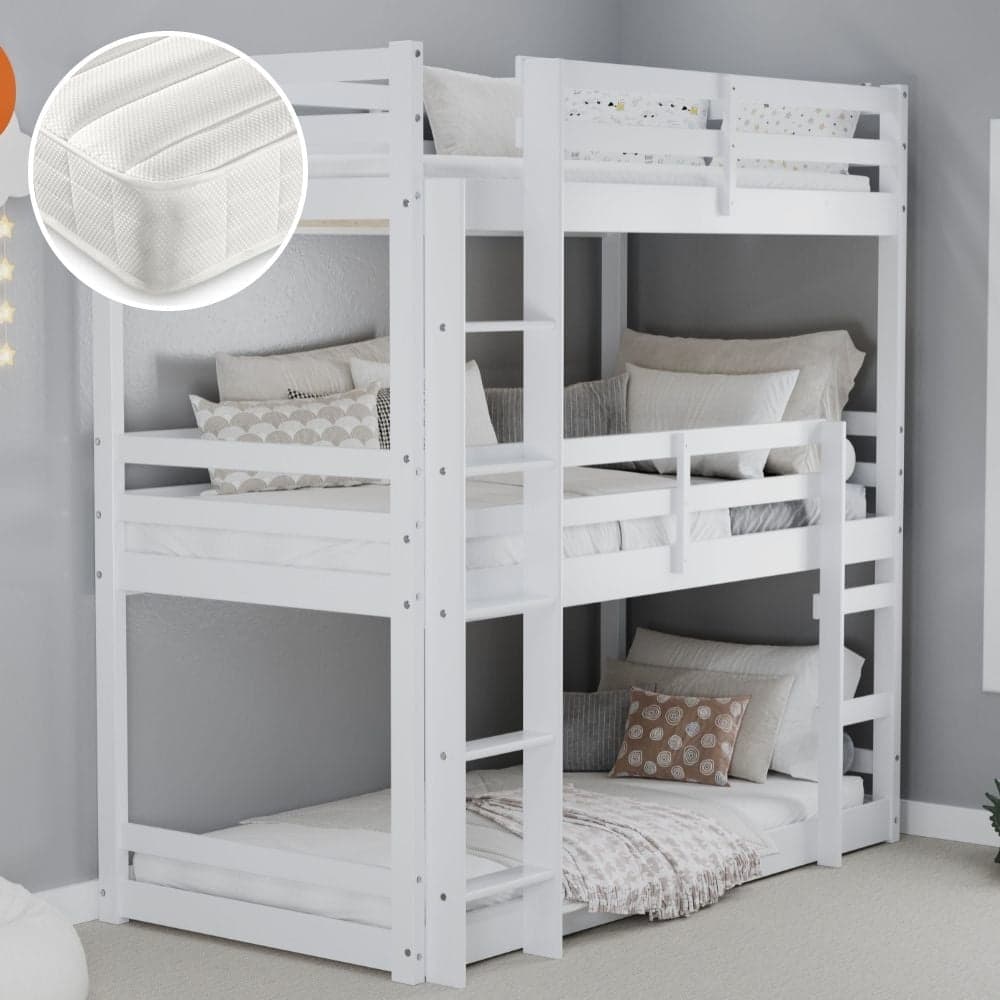 Trio bunk beds on sale with mattress
