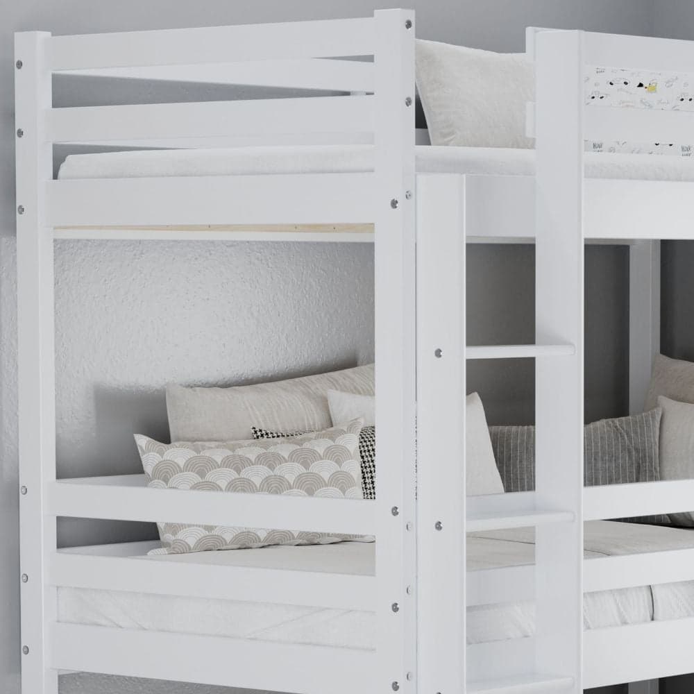 Triple bunk beds cheap with mattresses included