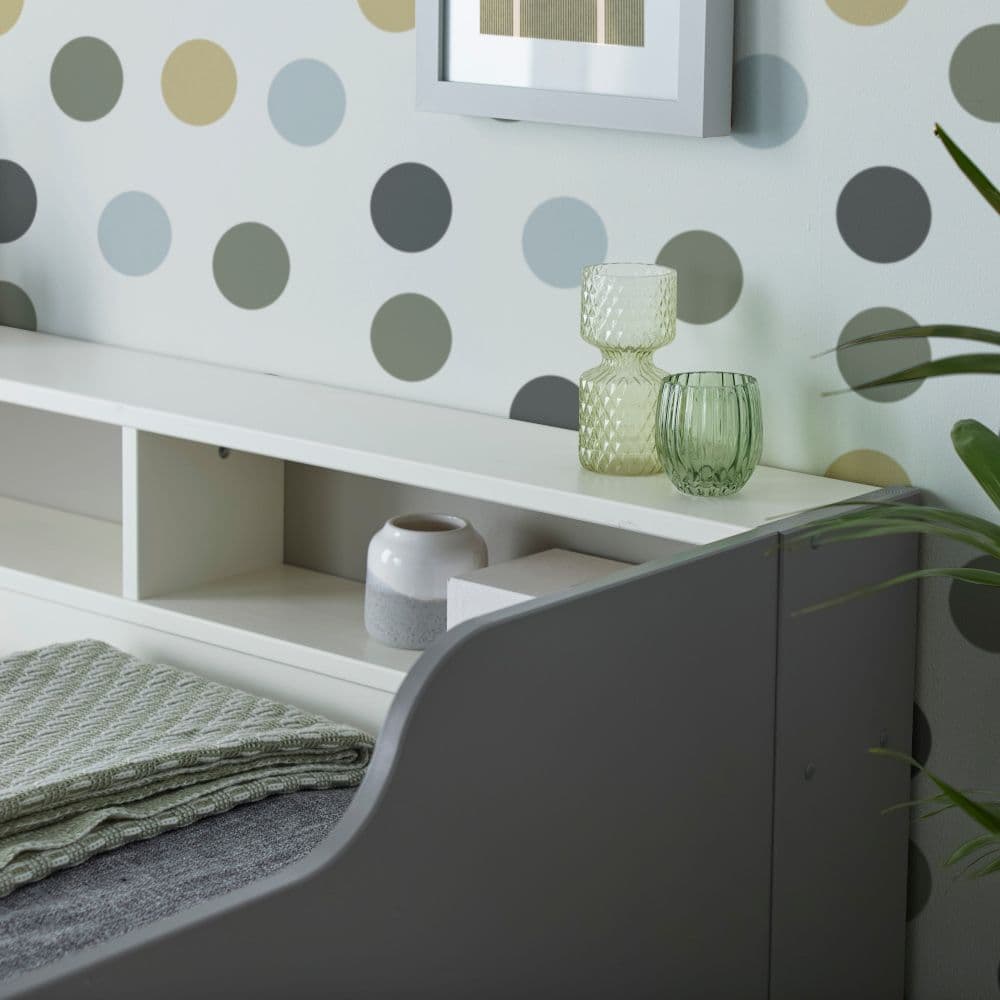 Tyler Grey and White Wooden Day Bed Happy Beds
