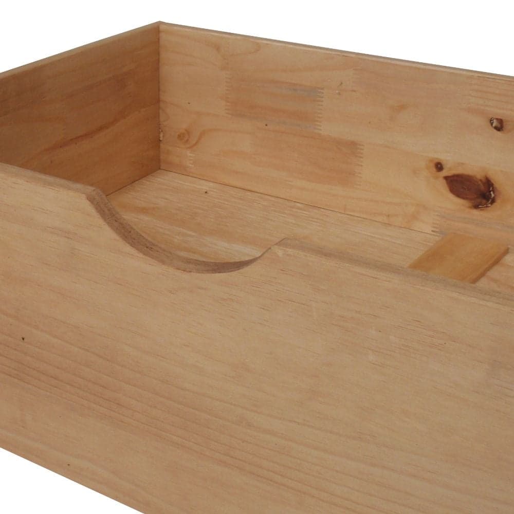 Pine outlet underbed drawers