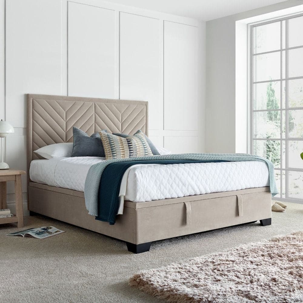 Galeton upholstered shop platform bed
